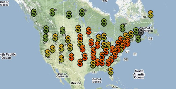 Price Of Weed's Map