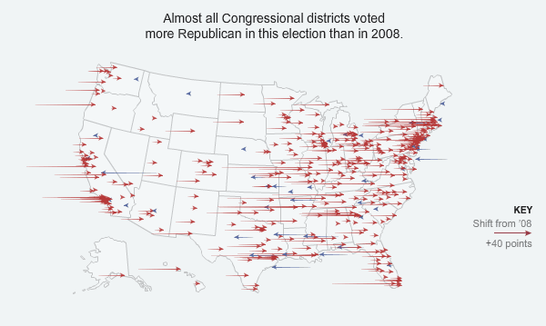 NY Times Midterm 2010 Infographics