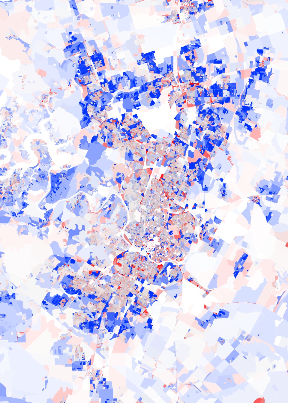 Austin Population Change