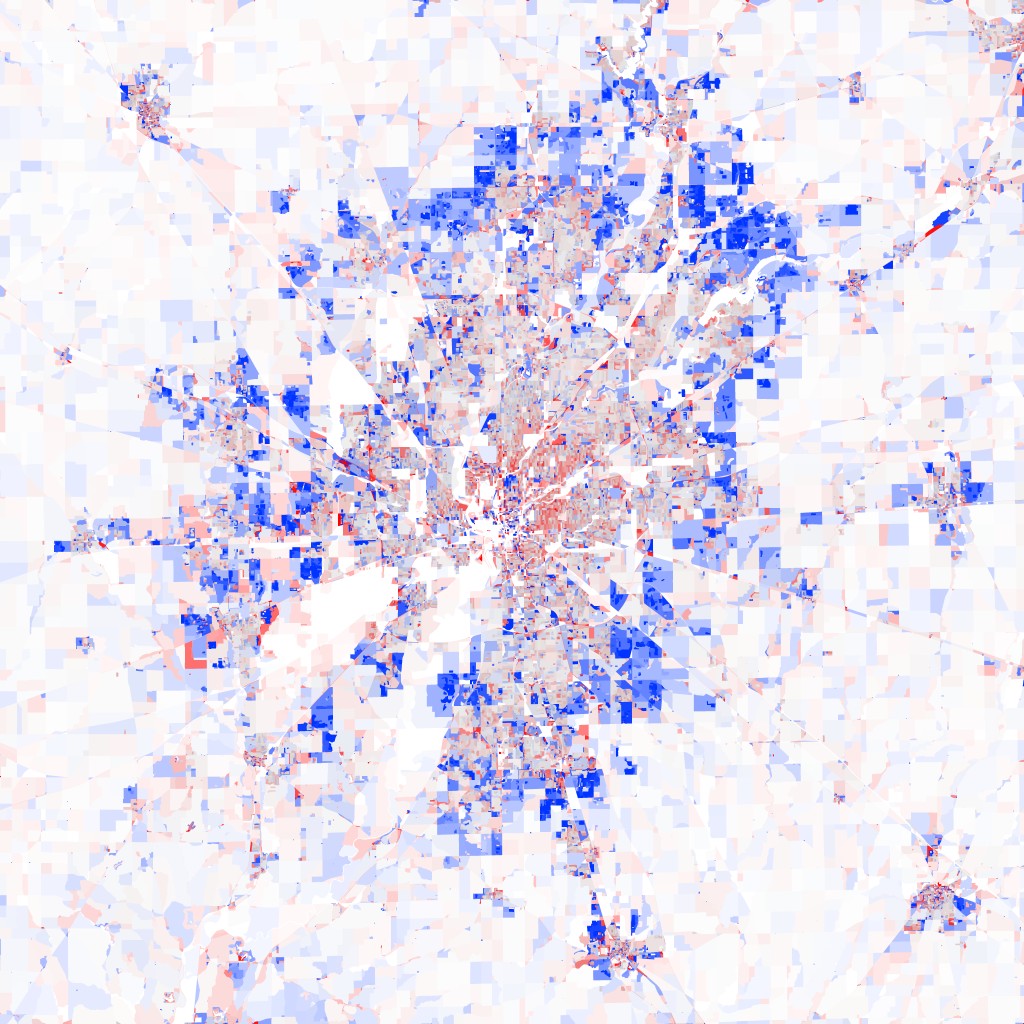 Indianapolis Population Change