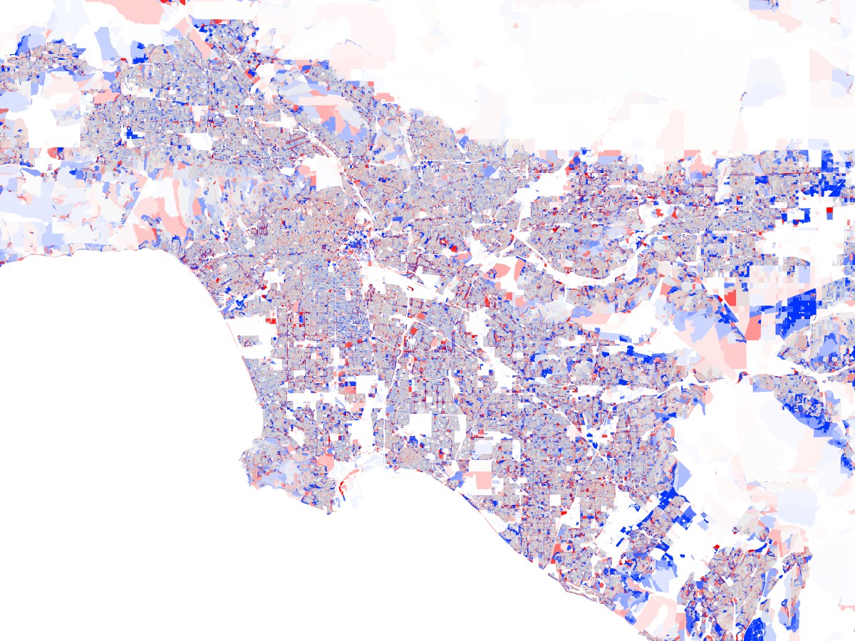 Los Angeles Population Change