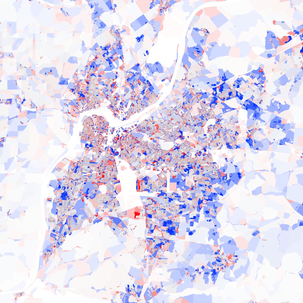 Louisville Population Change