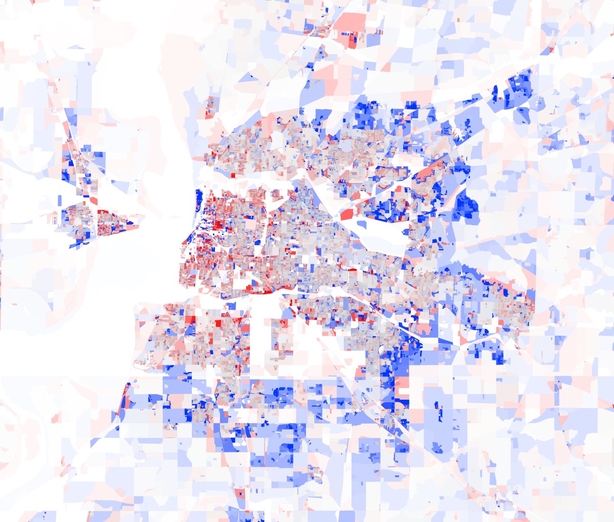 Memphis Population Change