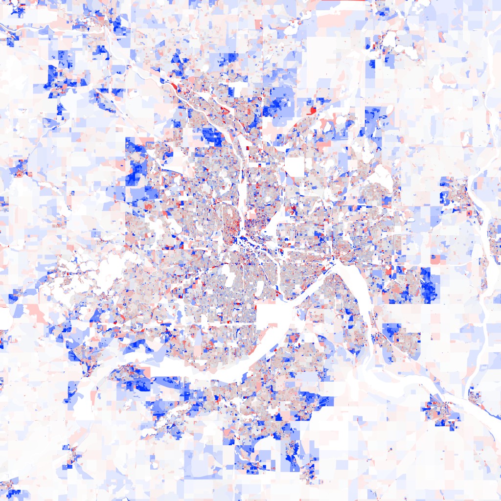 Minneapolis Population Change