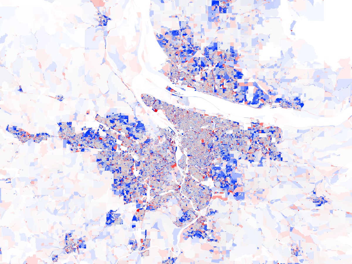 Portland Population Change