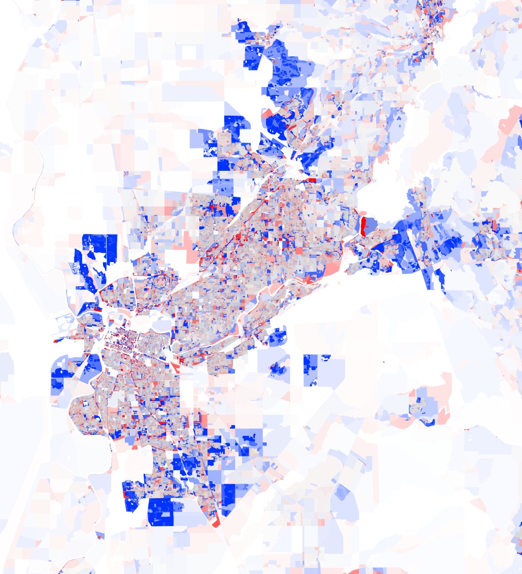 Sacramento Population Change