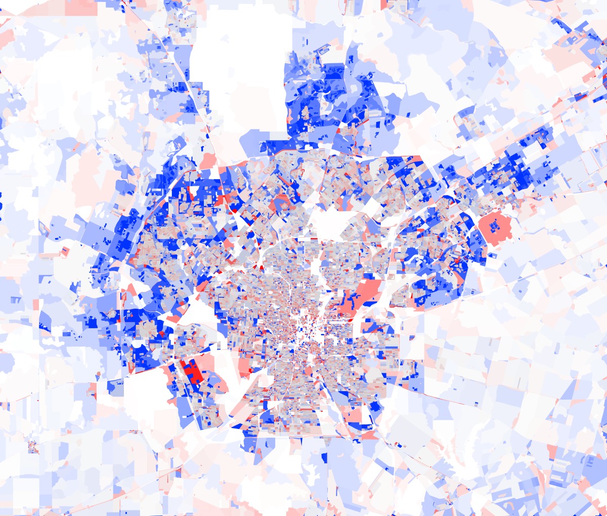 San Antonio Population Change