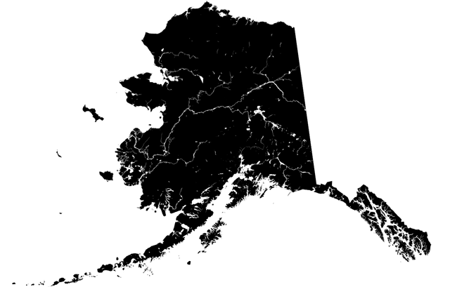 Mostly Uninhabited Alaska