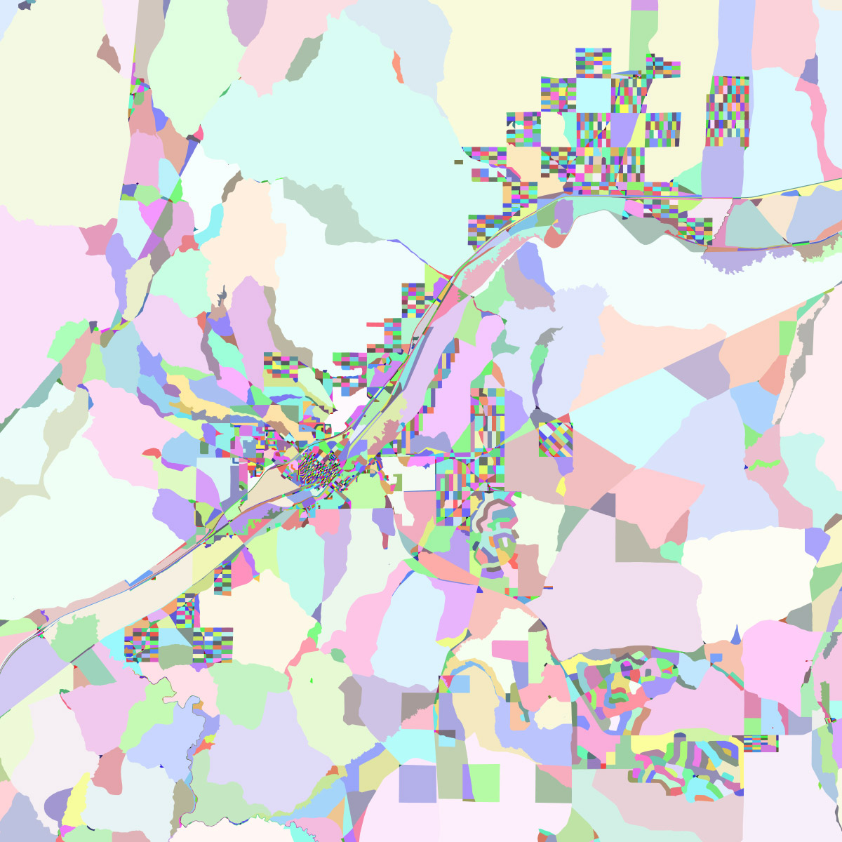 Census Blocks, Elko, Nevada And Vicinity