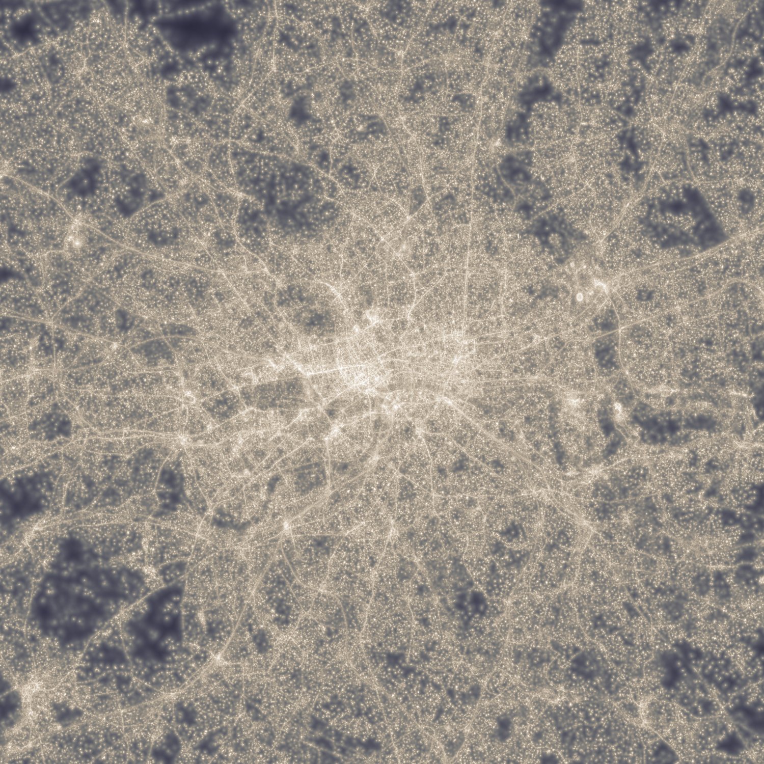 London, UK, Average Distance To 10 Nearest Tweets